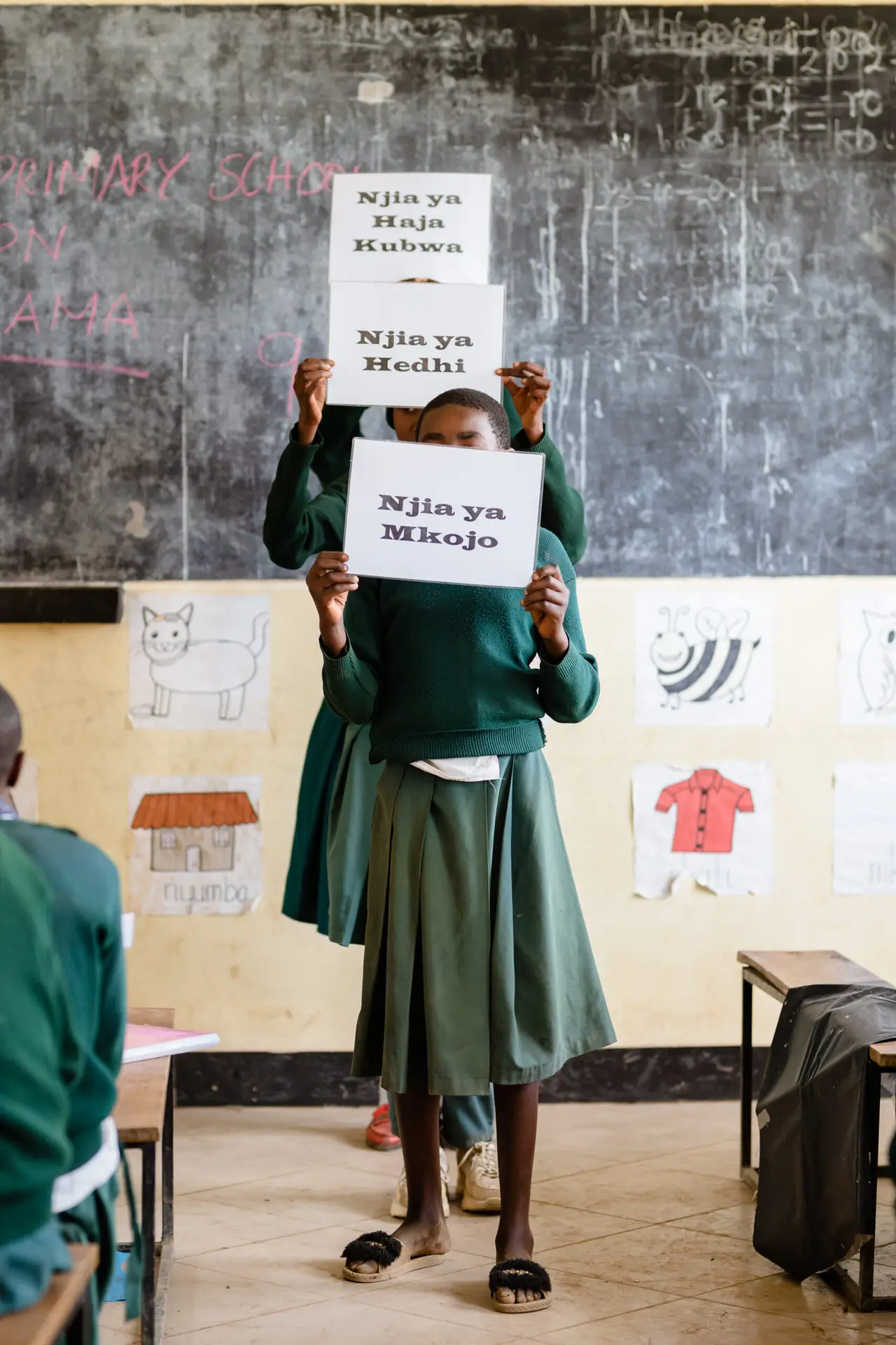 Children in classroom
